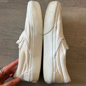 Classic White Slip-On Sneakers